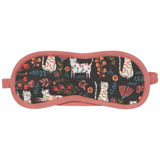 "Catbloom": Cotton Sleep Mask - Tiny Tiger Gift Shop