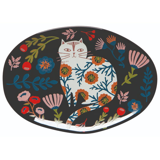 "Catbloom": Trinket Tray - Tiny Tiger Gift Shop