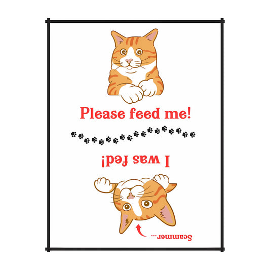 Fridge Magnet "Fed or not Fed?" - Tiny Tiger Gift Shop