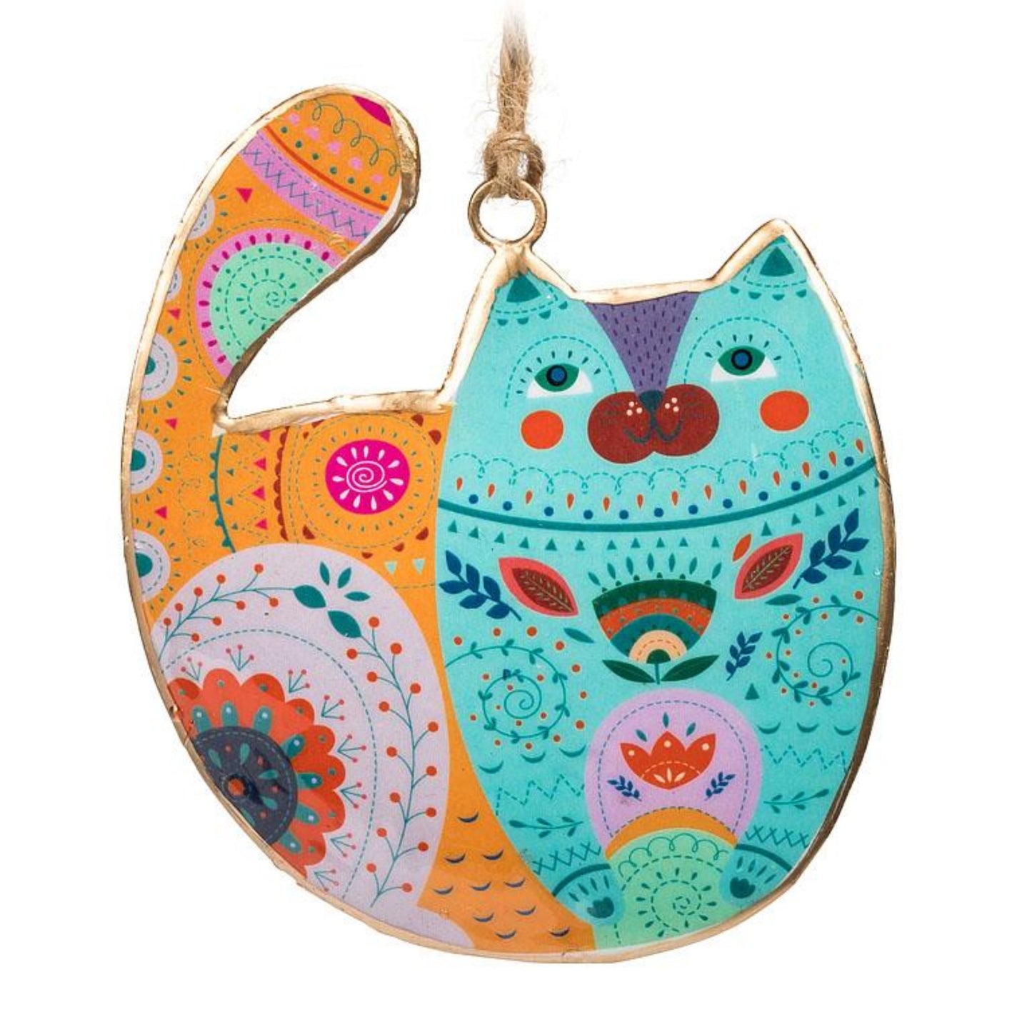Groovy Cat Ornament - Tiny Tiger Gift Shop