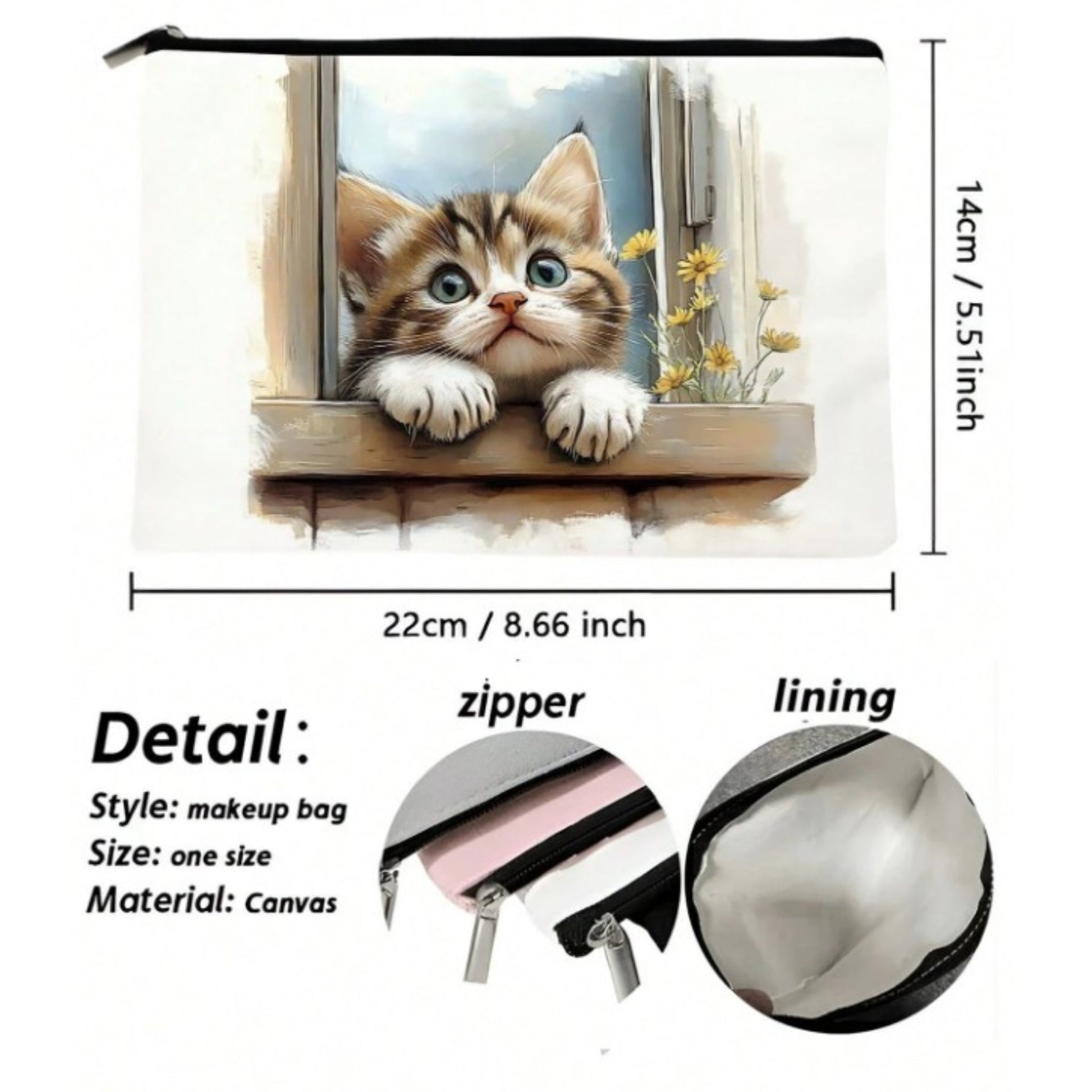 Make Up / Travel Bag - Tiny Tiger Gift Shop