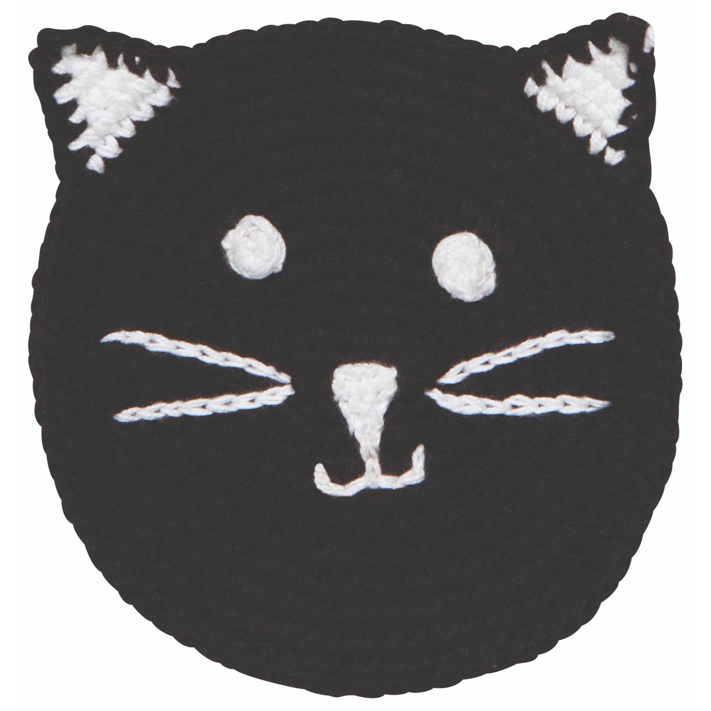 "Meow & Furever": Crochet Coasters (Set of 4) - Tiny Tiger Gift Shop
