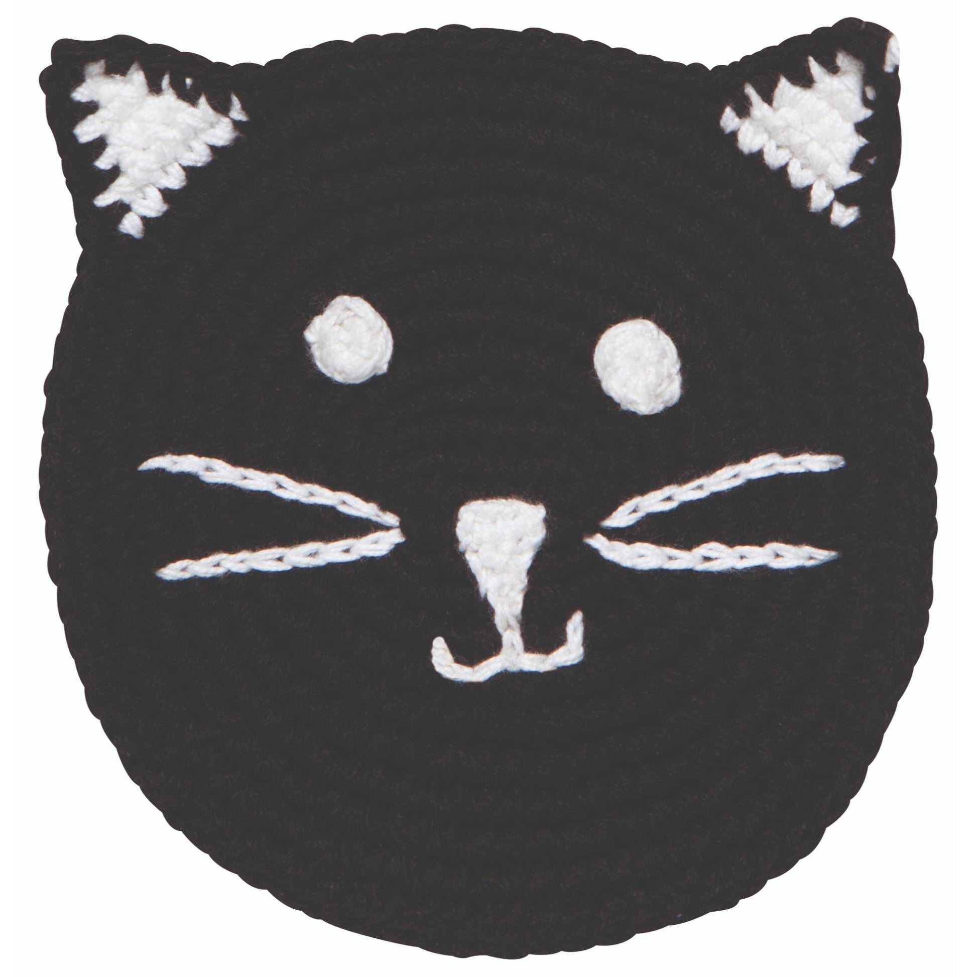 "Meow & Furever": Crochet Coasters (Set of 4) - Tiny Tiger Gift Shop