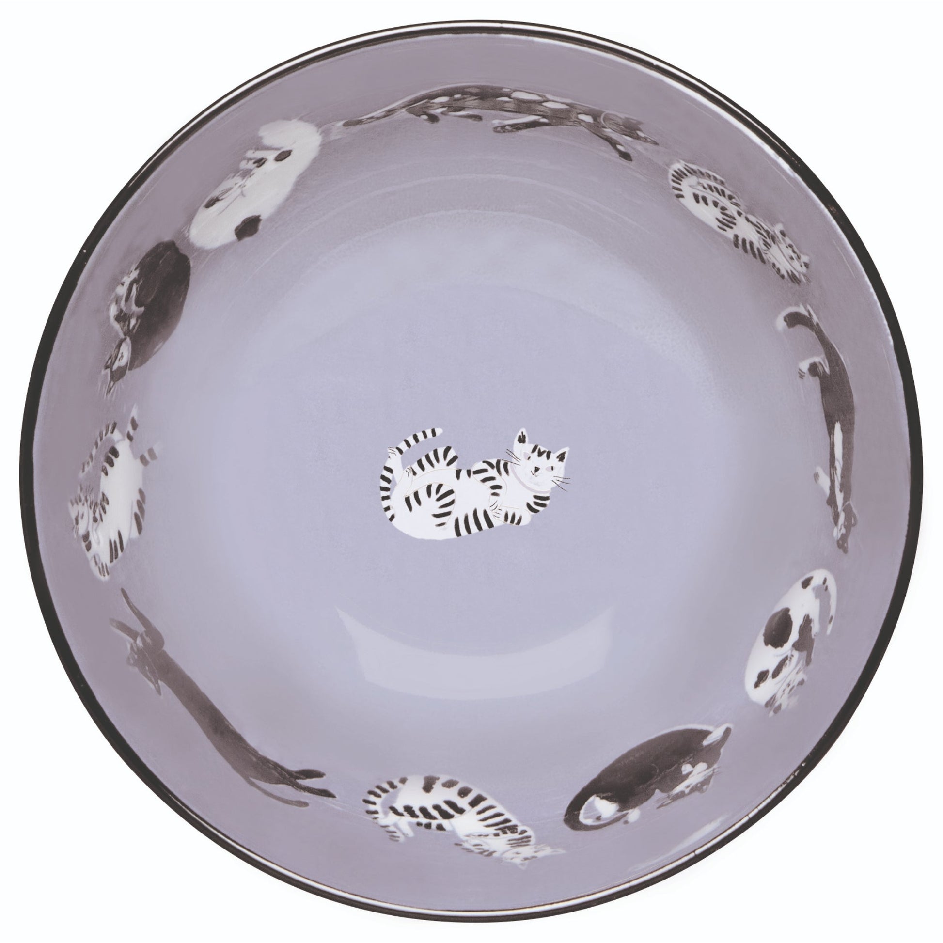 "Meow & Furever": Everyday Bowls (Set of 4) - Tiny Tiger Gift Shop