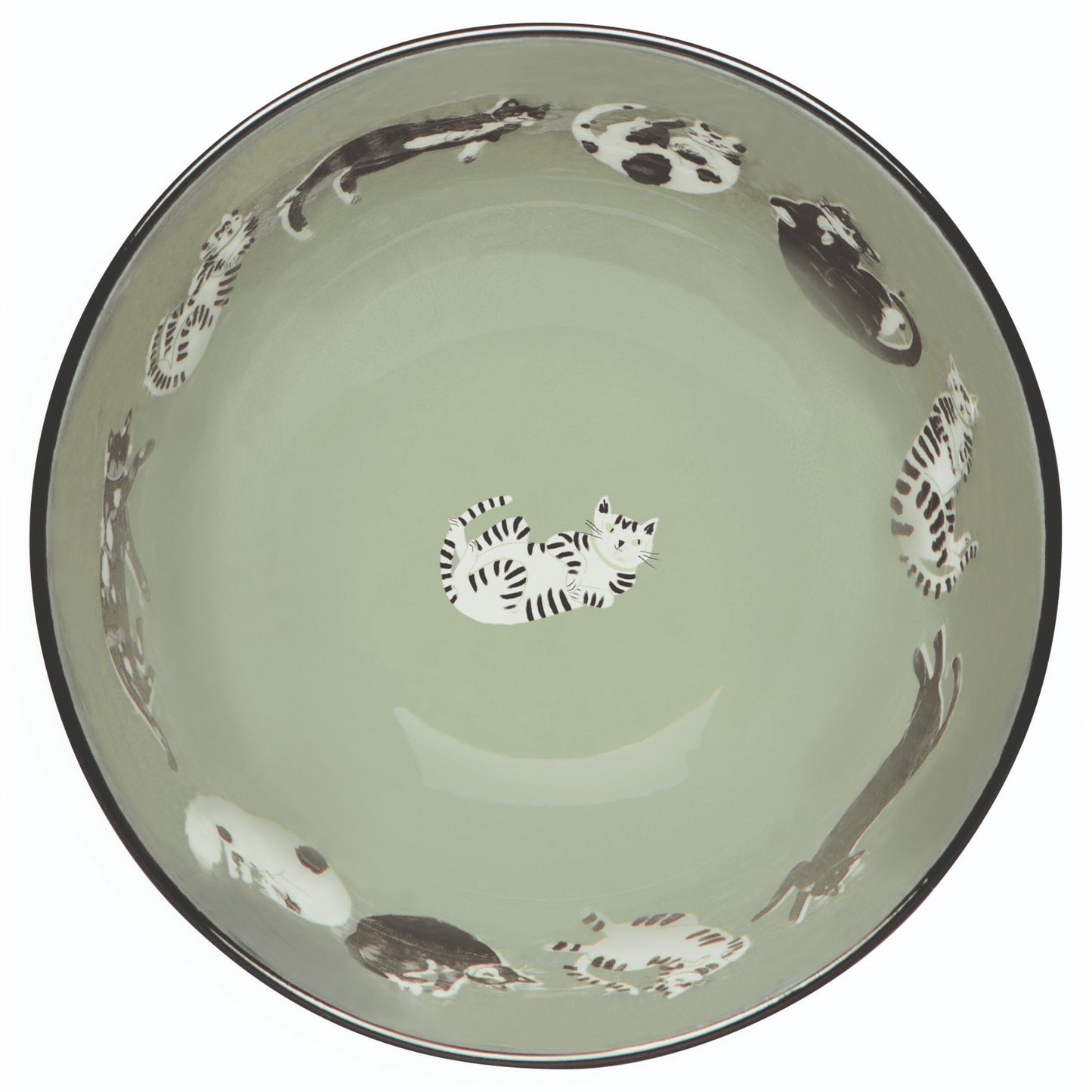 "Meow & Furever": Everyday Bowls (Set of 4) - Tiny Tiger Gift Shop