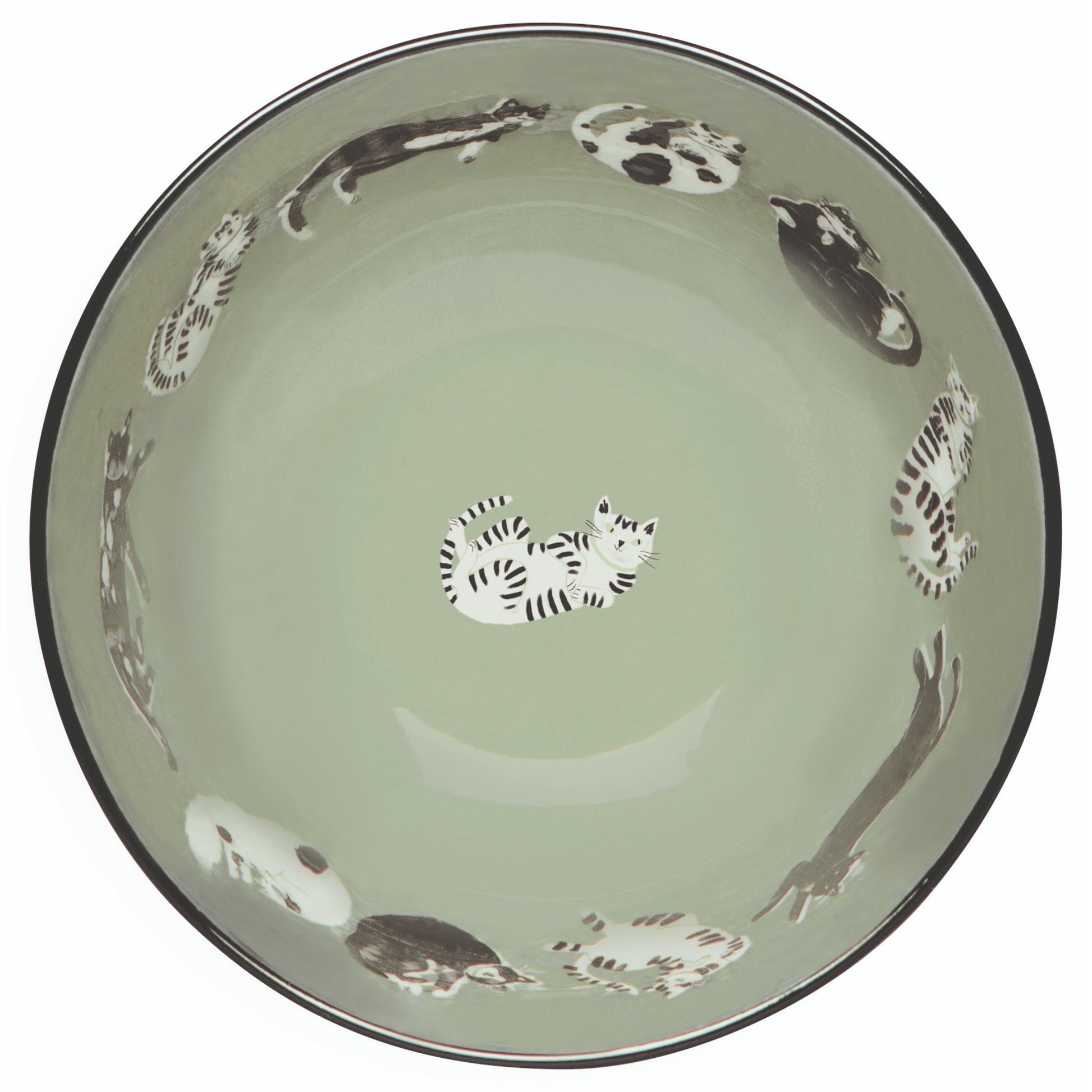 "Meow & Furever": Everyday Bowls (Set of 4) - Tiny Tiger Gift Shop
