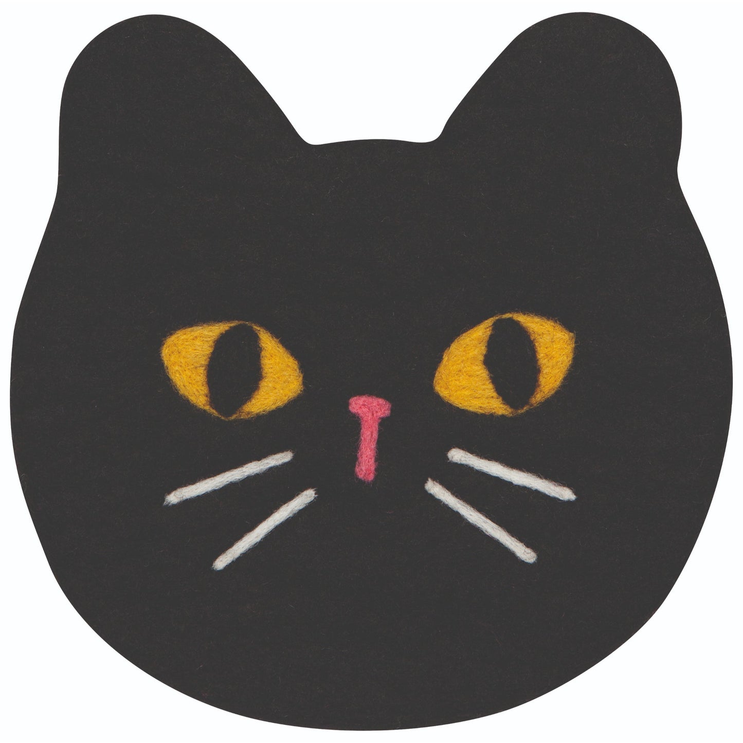 "Purr Party": Felt Wool Trivet - Tiny Tiger Gift Shop