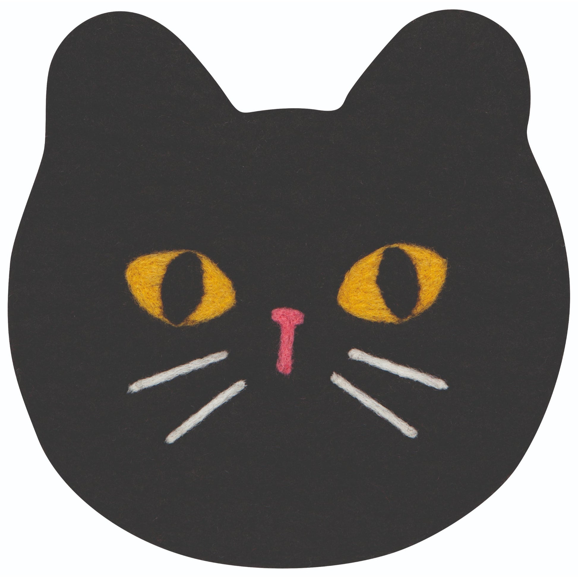 "Purr Party": Felt Wool Trivet - Tiny Tiger Gift Shop
