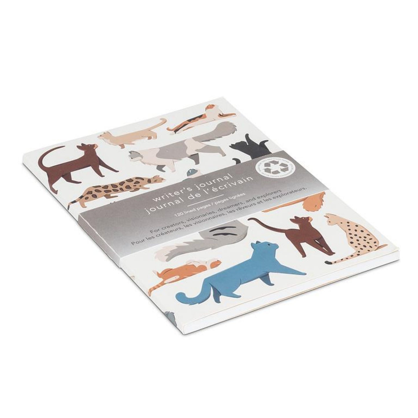 "Purrfect Pals": Lined Notebook - Tiny Tiger Gift Shop