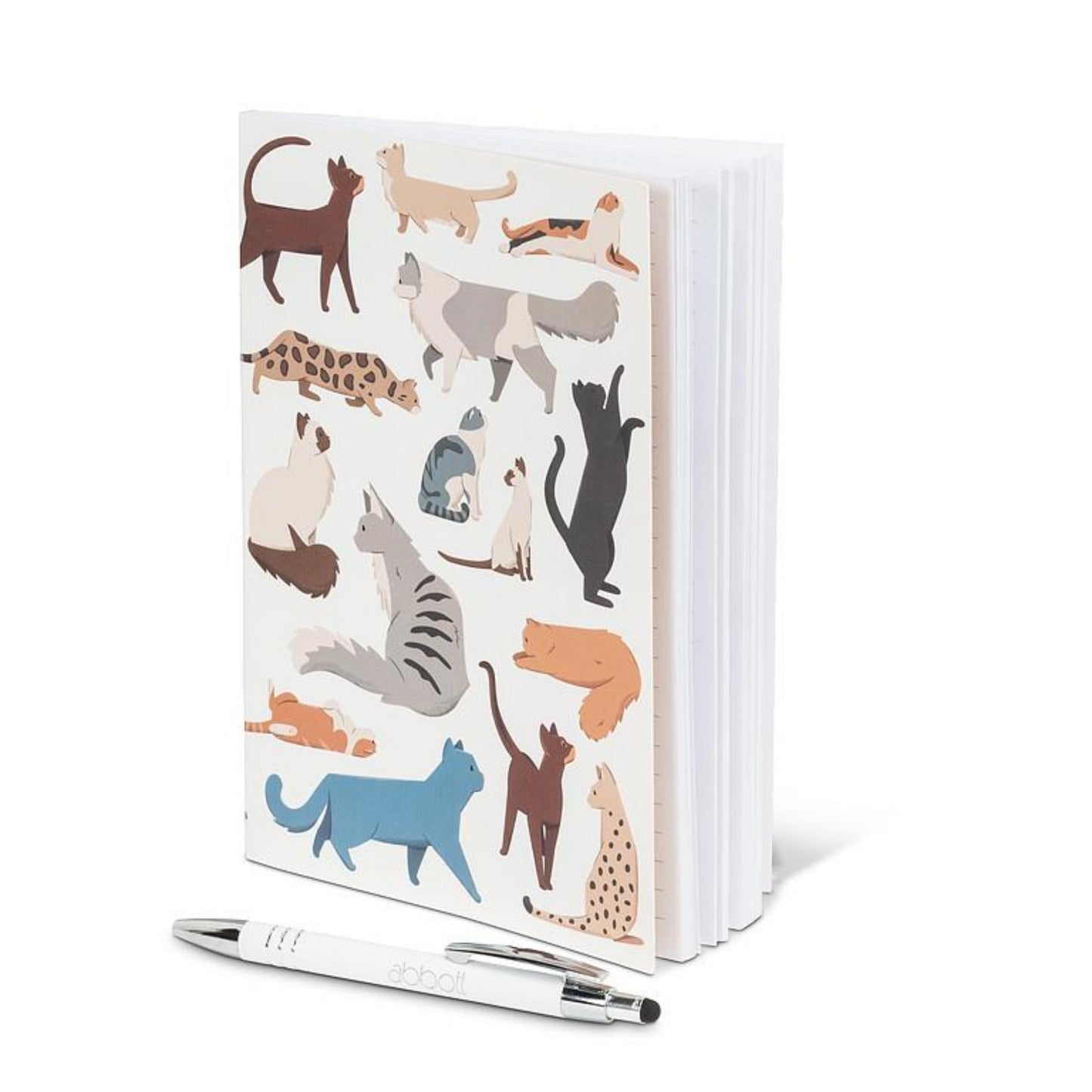 "Purrfect Pals": Lined Notebook - Tiny Tiger Gift Shop