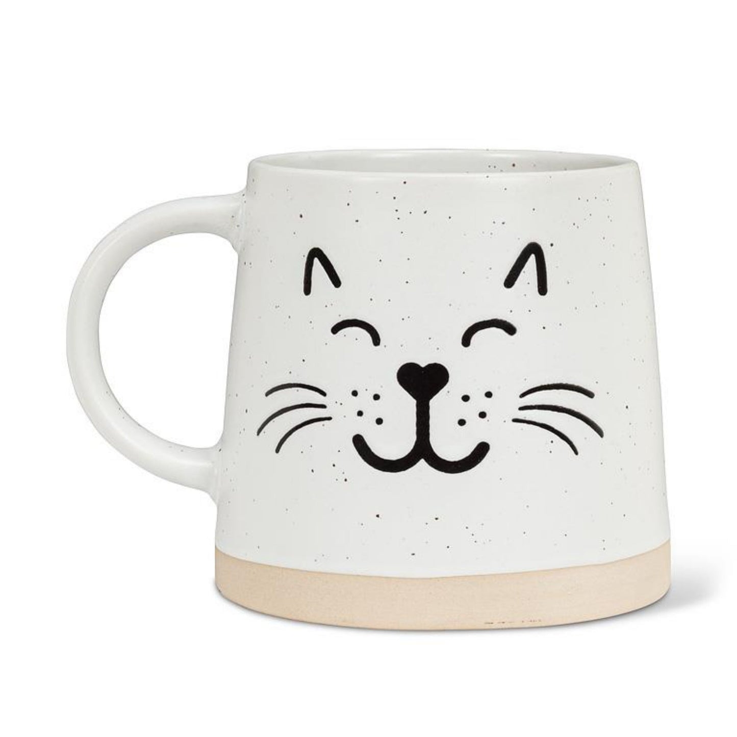 Wide Base Cat Face Mug - Tiny Tiger Gift Shop