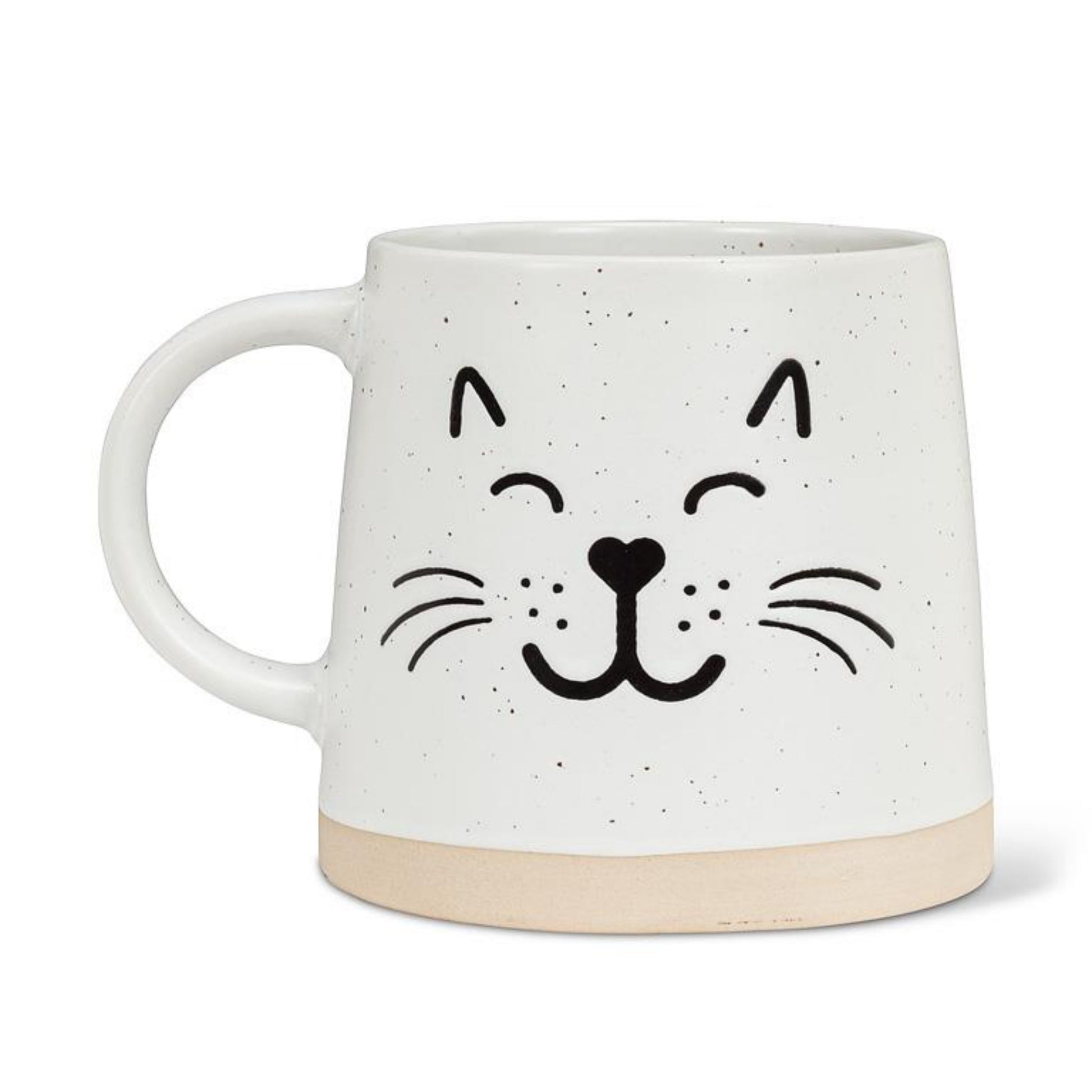 Wide Base Cat Face Mug - Tiny Tiger Gift Shop