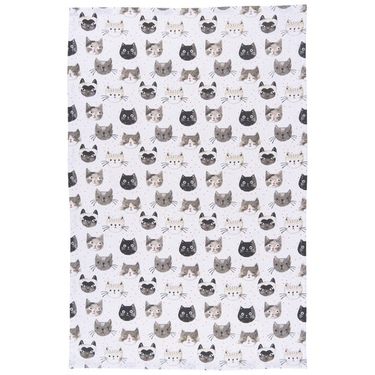 "The Cats Meow": Dishtowel - Tiny Tiger Gift Shop