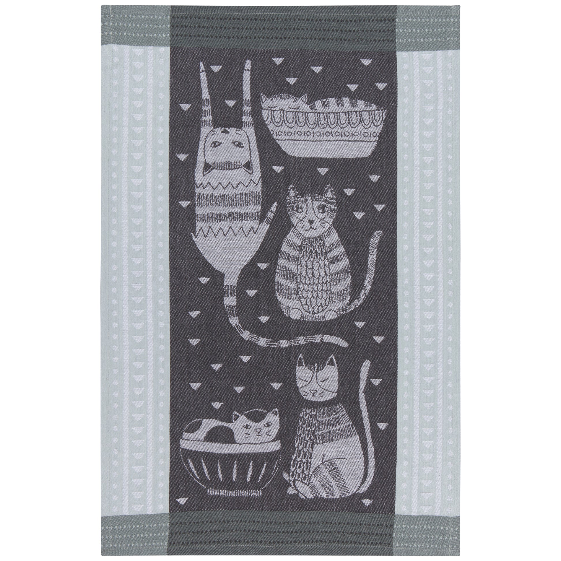 "Purr Party": Dishtowel - Tiny Tiger Gift Shop