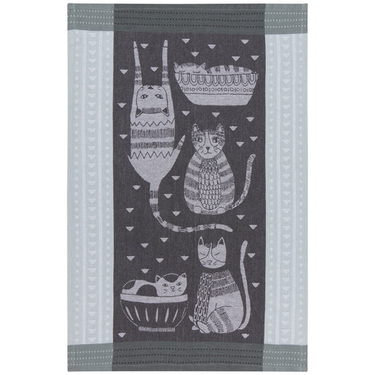 "Purr Party": Dishtowel - Tiny Tiger Gift Shop