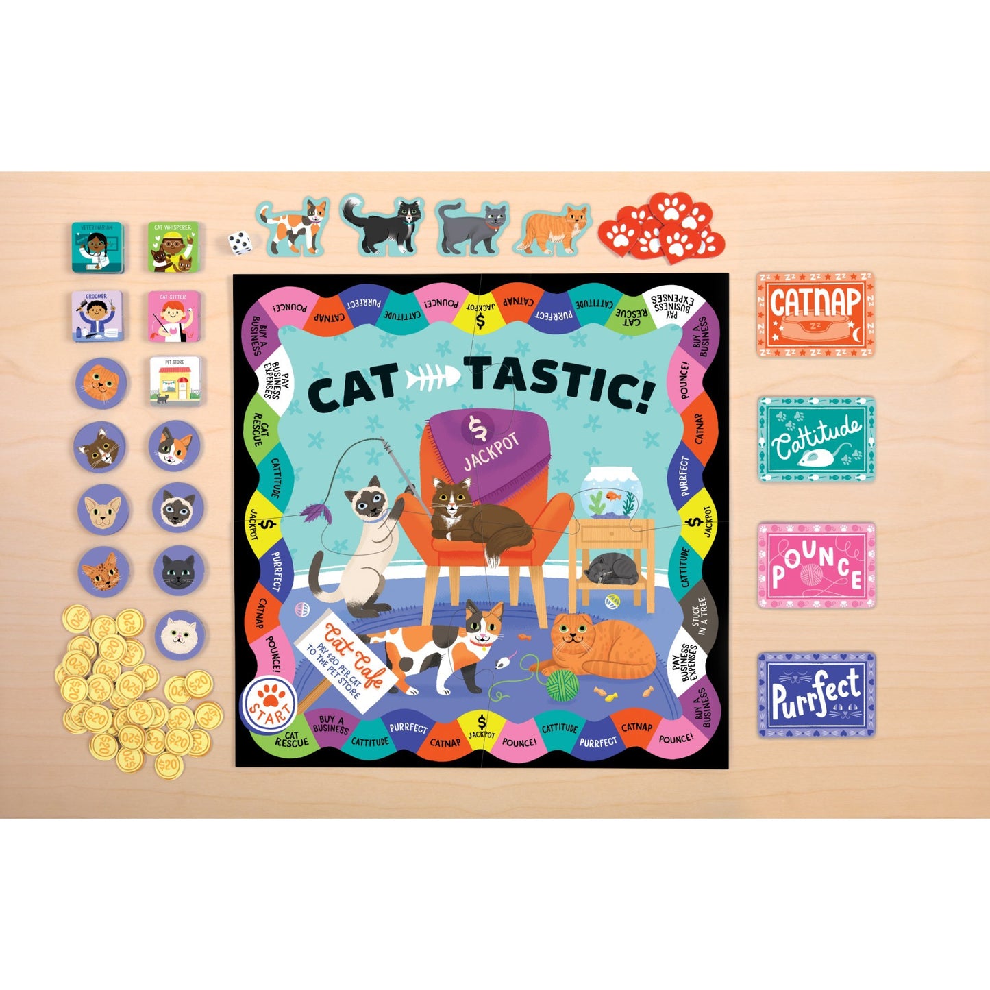 Cat-Tastic! Board Game - Tiny Tiger Gift Shop