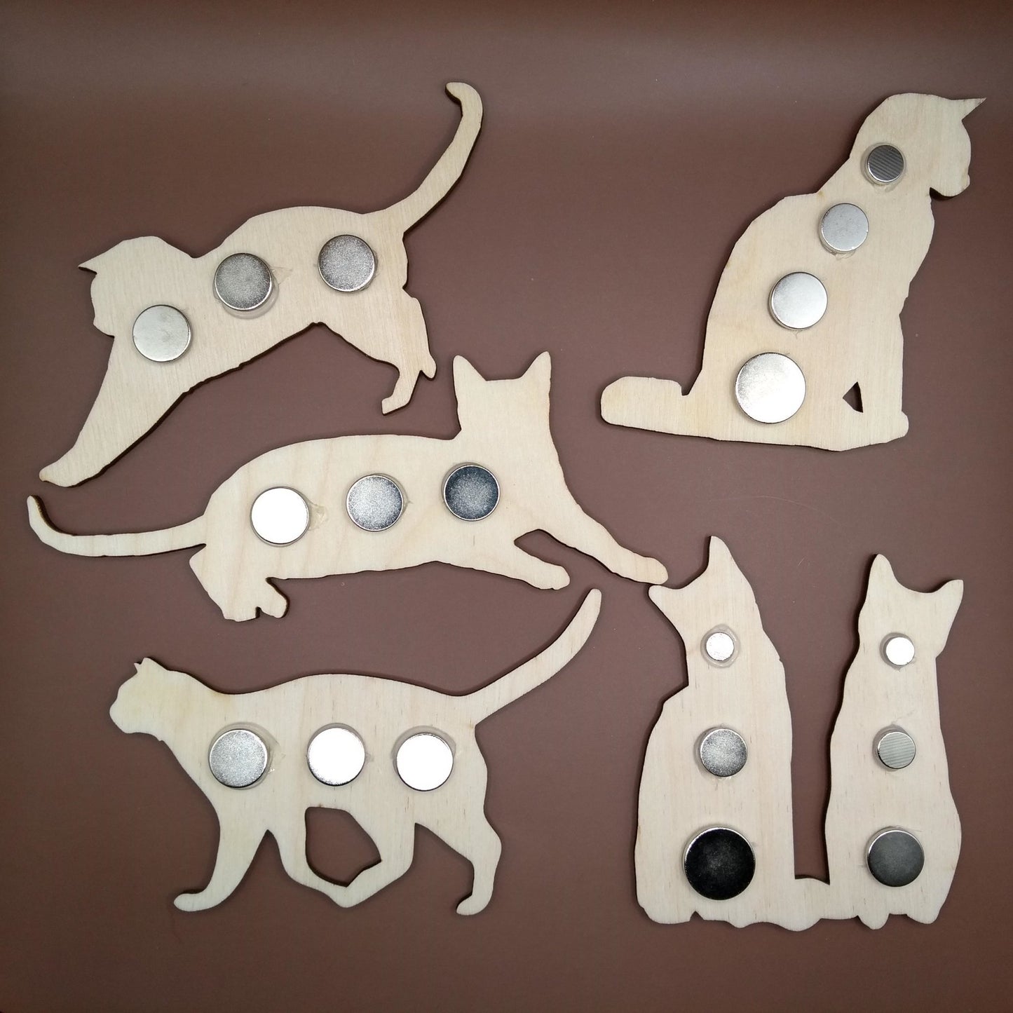 "Cats Inc."- Fridge Magnets - Tiny Tiger Gift Shop
