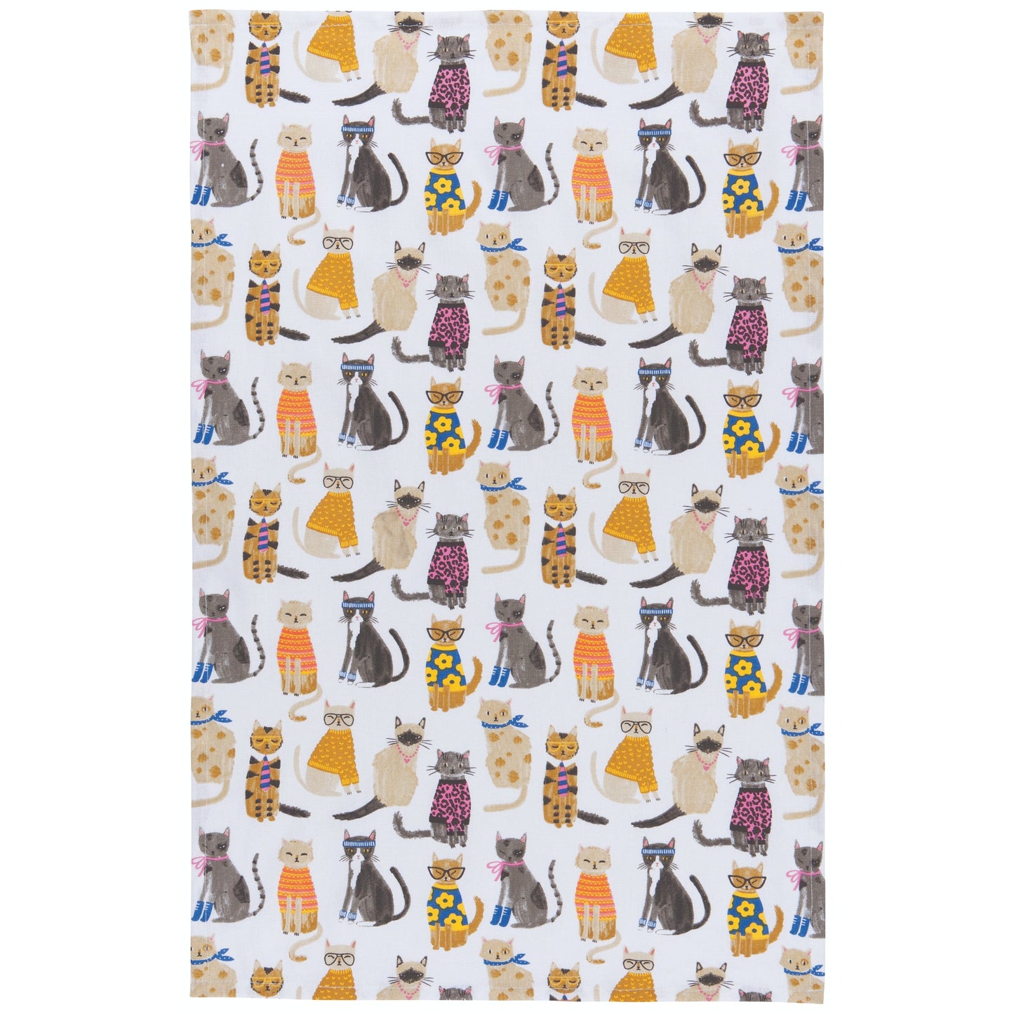 "Feline Fine": Dishtowel - Tiny Tiger Gift Shop