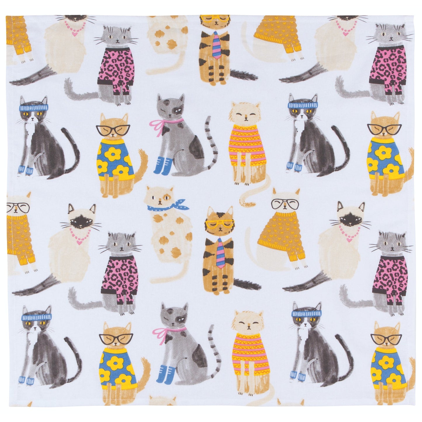 "Feline Fine": Floursack / Dishtowel Set - Tiny Tiger Gift Shop