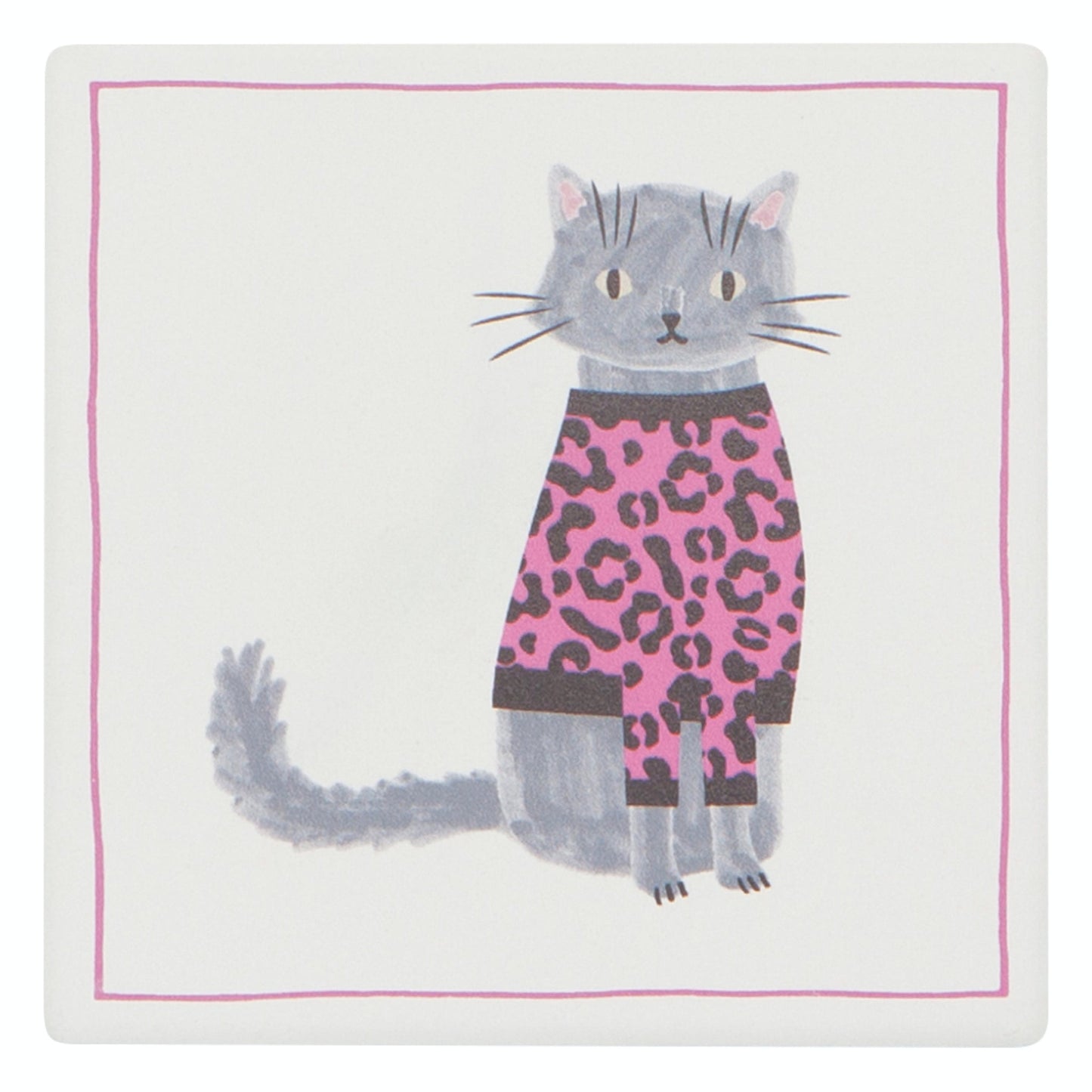 "Feline Fine": Soak Up Coasters (Set of 4) - Tiny Tiger Gift Shop