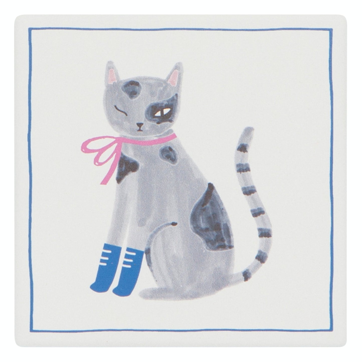 "Feline Fine": Soak Up Coasters (Set of 4) - Tiny Tiger Gift Shop