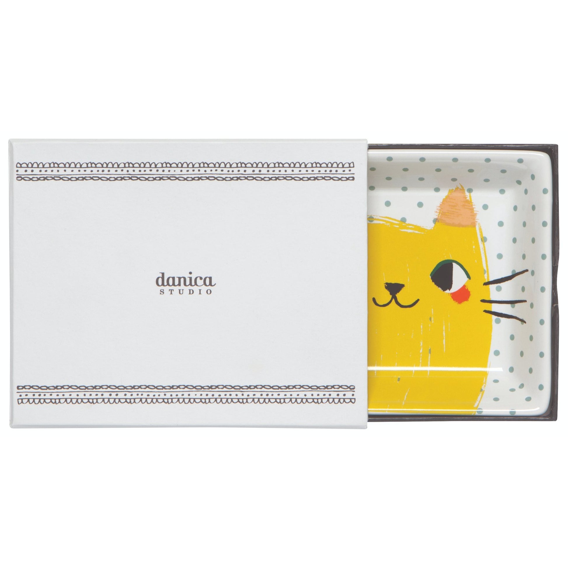"Meow Meow": Ceramic Tray - Tiny Tiger Gift Shop