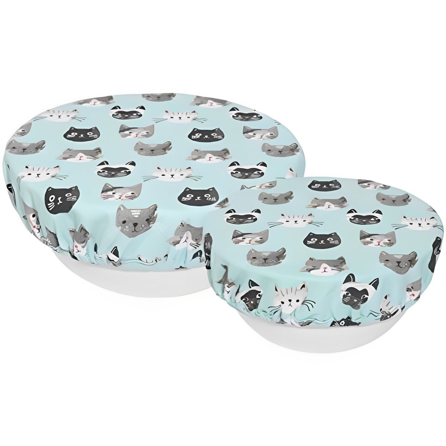 "The Cats Meow": Bowl Covers (Set of 2) - Tiny Tiger Gift Shop