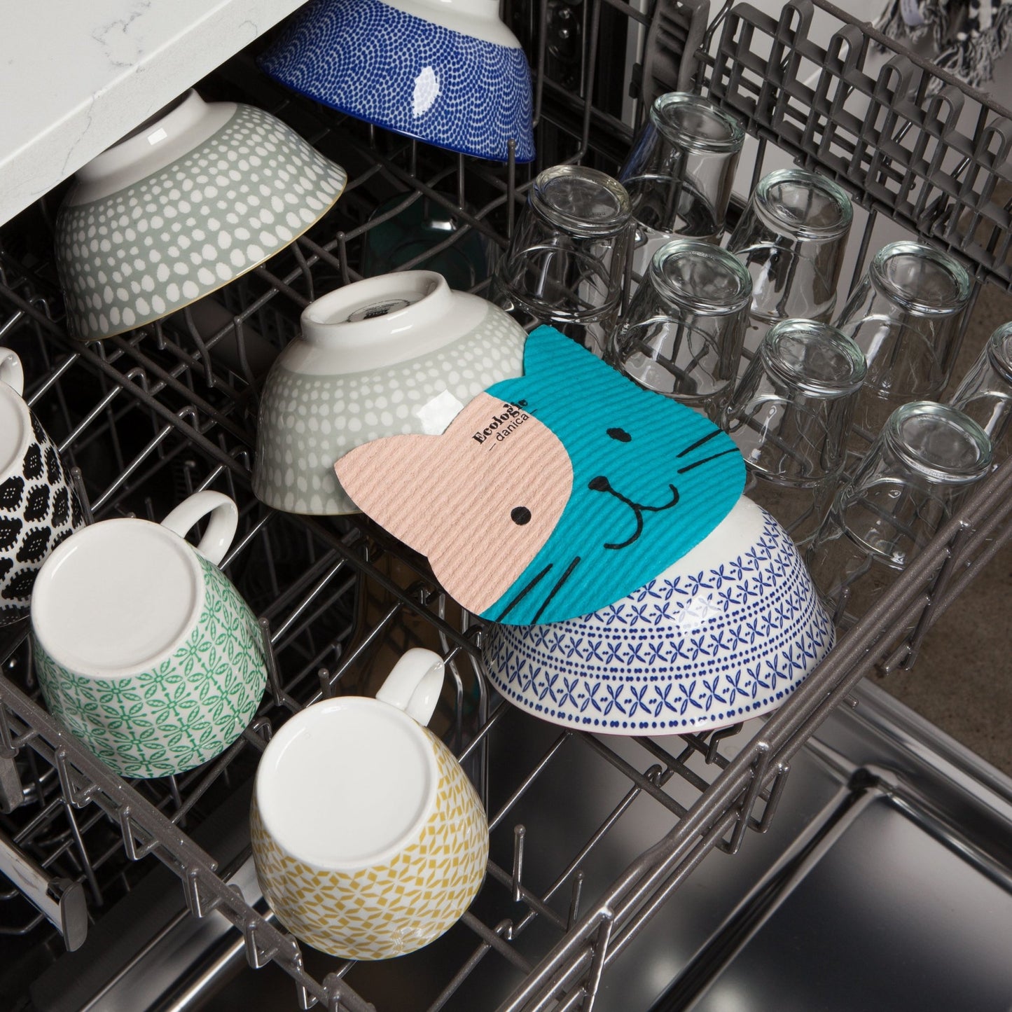 "The Cats Meow": Swedish Dish Cloths - Tiny Tiger Gift Shop