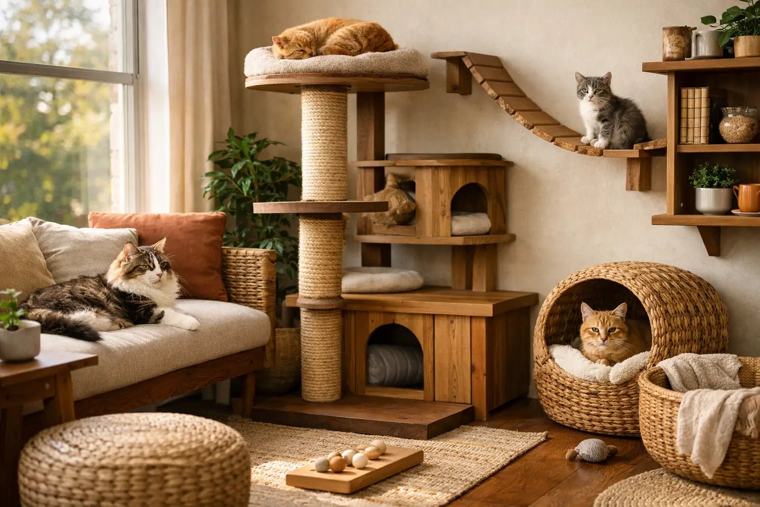 12 Cat Friendly Room Ideas for a Happier Home - Tiny Tiger Gift Shop