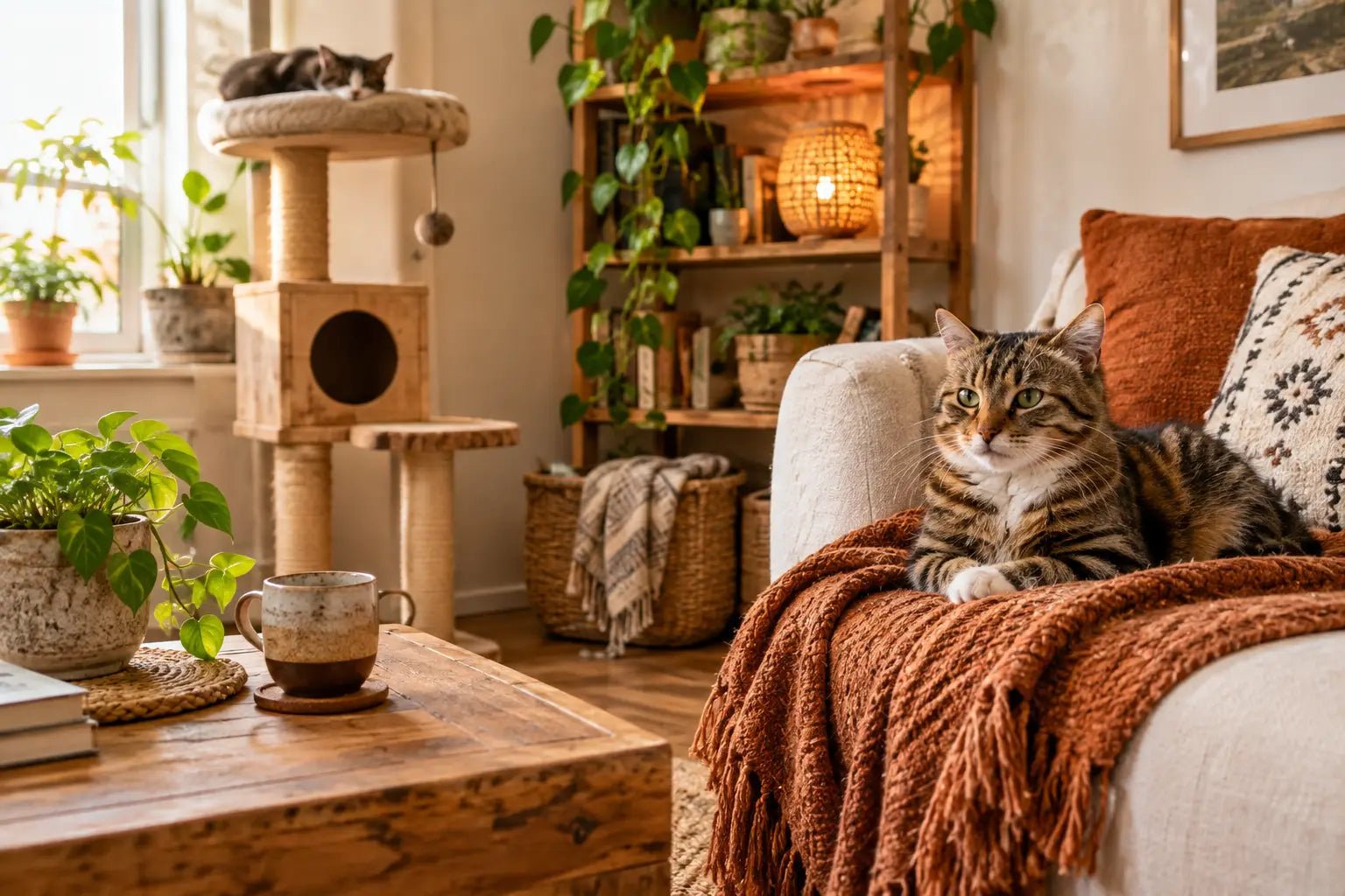 12 Small Apartment Cat Decor Examples to Copy - Tiny Tiger Gift Shop