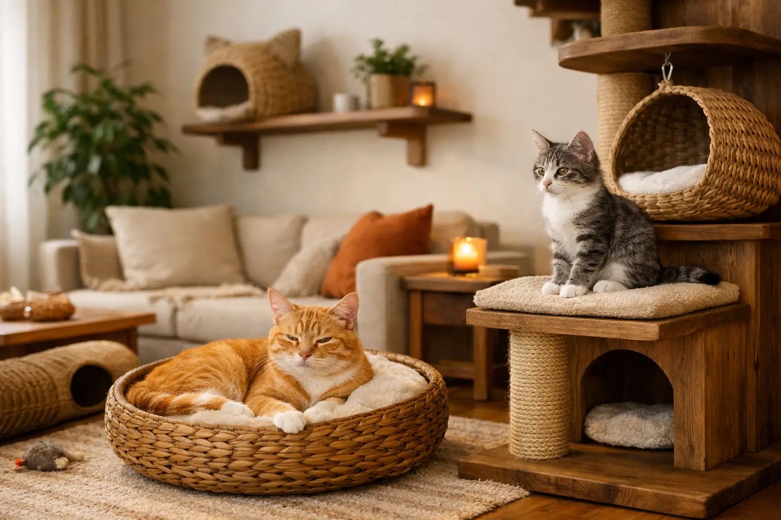 Cat Decor for Apartments That Earns a Purr - Tiny Tiger Gift Shop