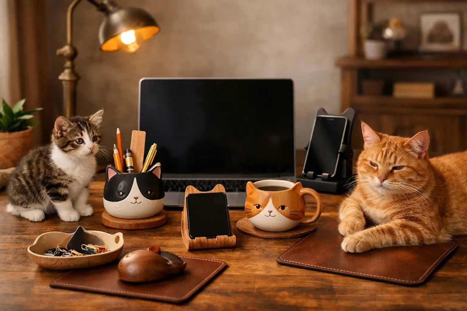 Cat Lover Desk Accessories That Earn Their Spot - Tiny Tiger Gift Shop