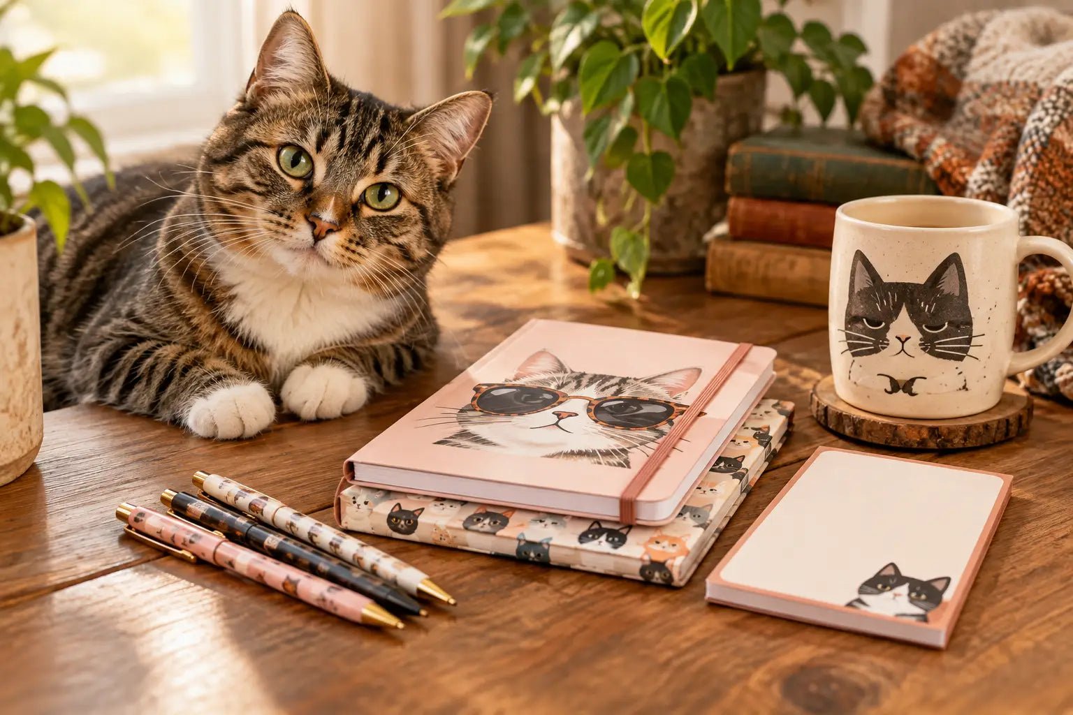Cat Stationery Sets for Notes With Cattitude - Tiny Tiger Gift Shop