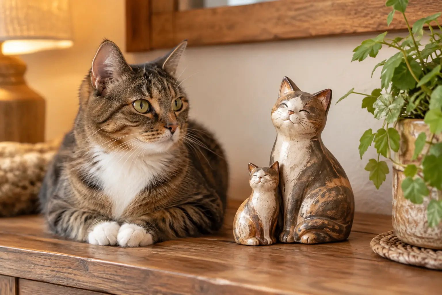 Displaying Cat Figurines Safely in Your Home - Tiny Tiger Gift Shop