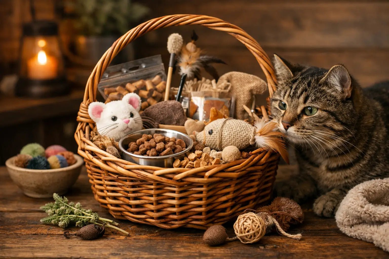 How to Build Cat Gift Baskets That Charm - Tiny Tiger Gift Shop