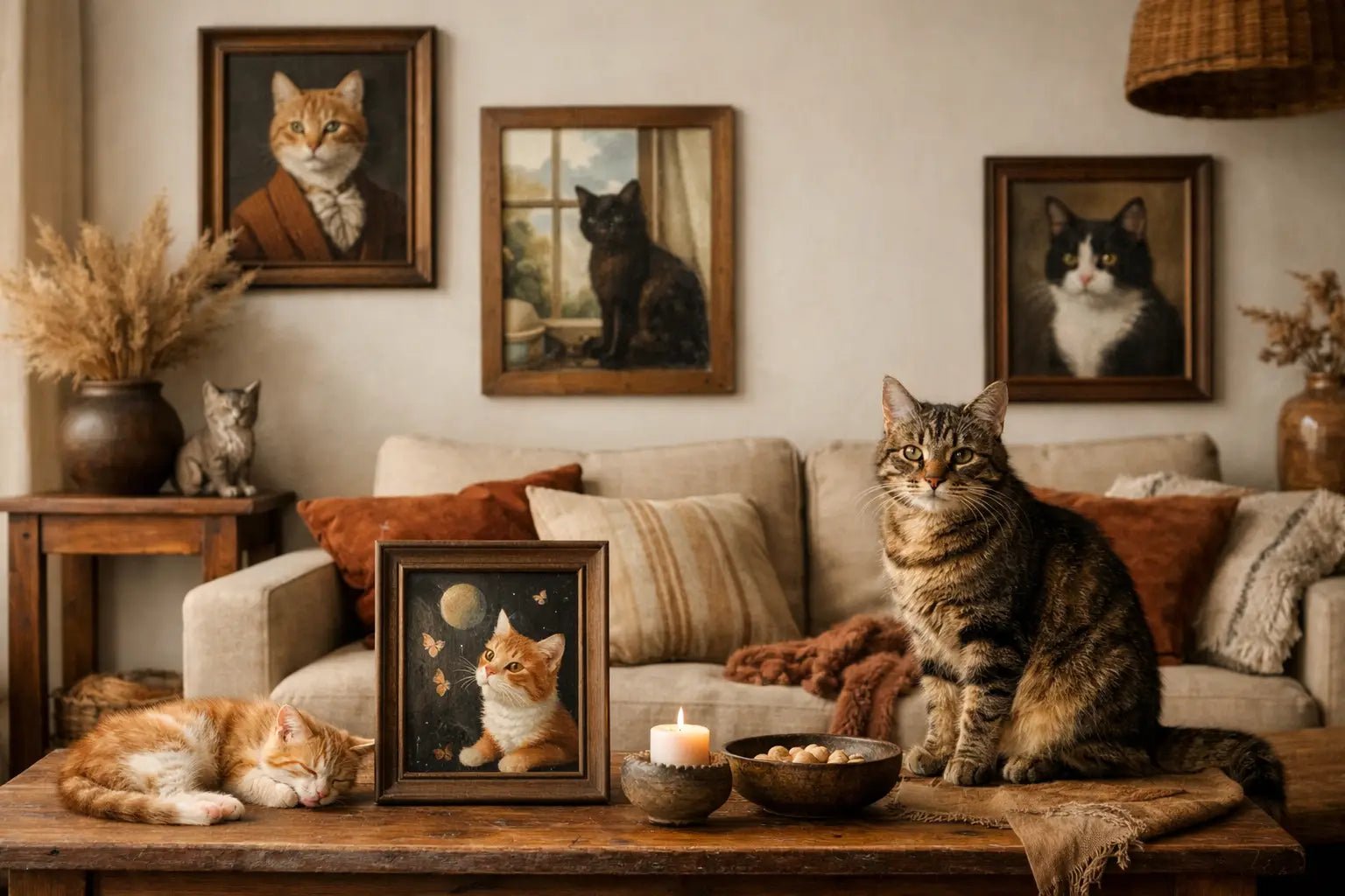 How to Decorate With Cat Art Without Overdoing It - Tiny Tiger Gift Shop
