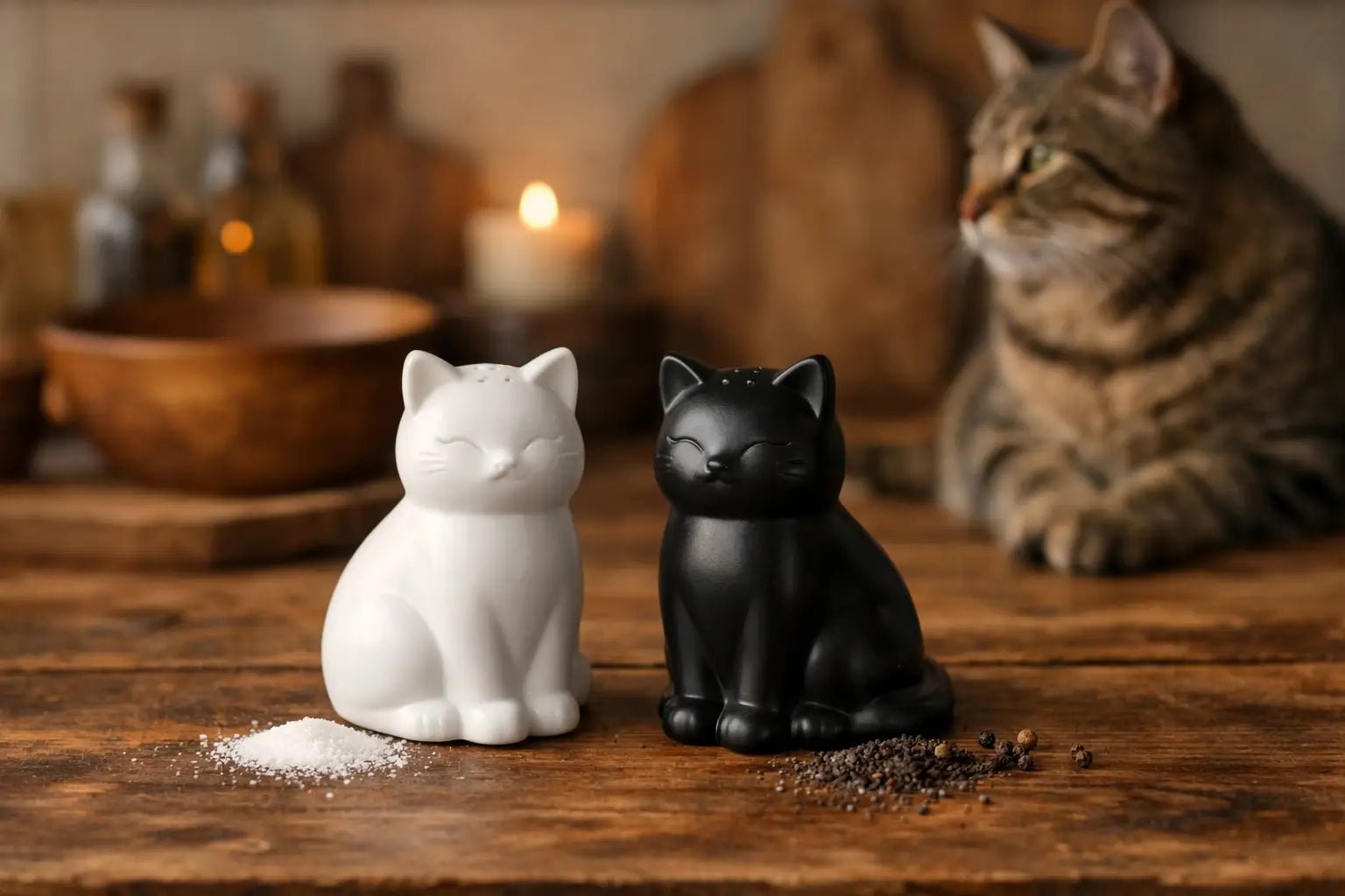 Review Cat Shaped Salt Shakers: Cute or Useful? - Tiny Tiger Gift Shop