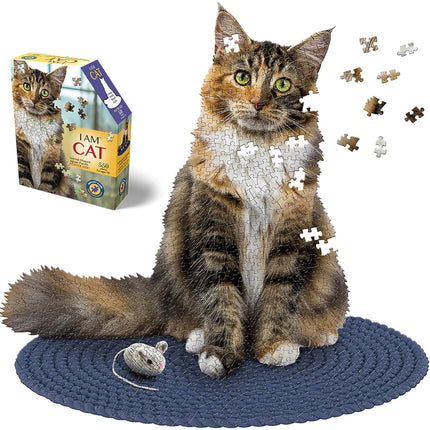 Cat-Shaped Puzzle "I Am Cat" (550 pieces)