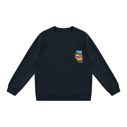 Unisex Regular Fit Crewneck Sweatshirt "CATS RULE IN ALBERTA" (Dark Colors)