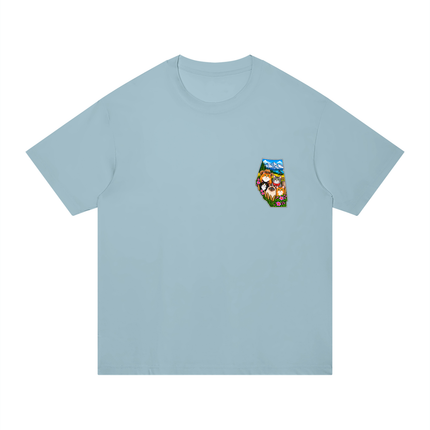 Unisex Regular Fit Cotton T-Shirt  "CATS RULE IN ALBERTA" (Light Colors)