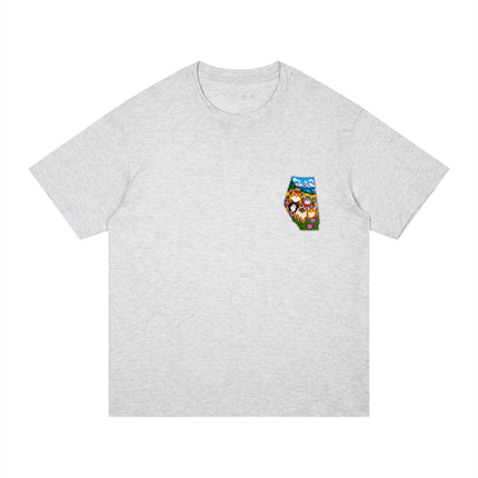 Unisex Regular Fit Cotton T-Shirt  "CATS RULE IN ALBERTA" (Light Colors)