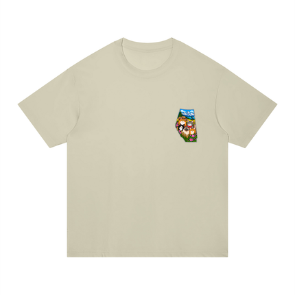 Unisex Regular Fit Cotton T-Shirt  "CATS RULE IN ALBERTA" (Light Colors)