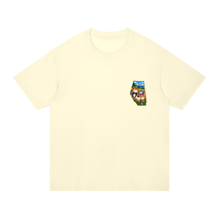 Unisex Regular Fit Cotton T-Shirt  "CATS RULE IN ALBERTA" (Light Colors)