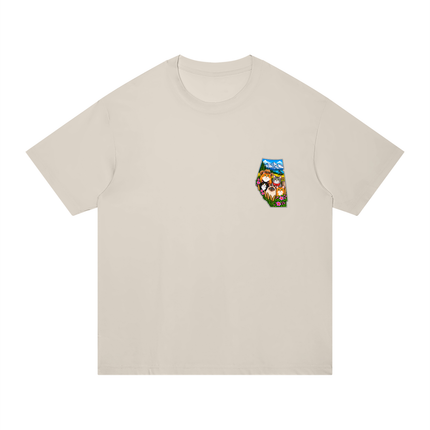 Unisex Regular Fit Cotton T-Shirt  "CATS RULE IN ALBERTA" (Light Colors)