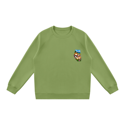 Unisex Regular Fit Crewneck Sweatshirt "CATS RULE IN ALBERTA" (Light Colors)