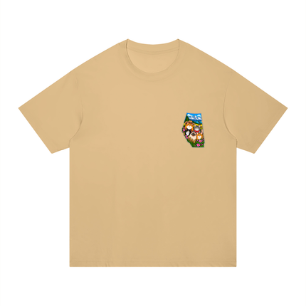 Unisex Regular Fit Cotton T-Shirt  "CATS RULE IN ALBERTA" (Light Colors)