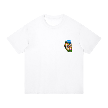 Unisex Regular Fit Cotton T-Shirt  "CATS RULE IN ALBERTA" (Light Colors)