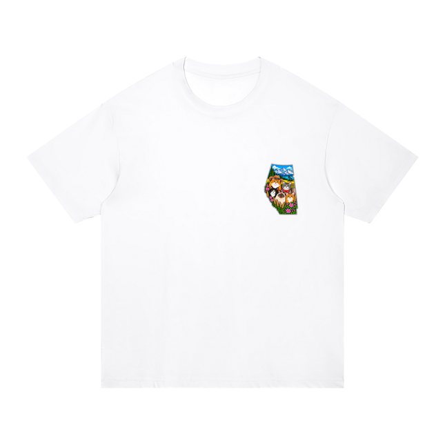 Unisex Regular Fit Cotton T-Shirt  "CATS RULE IN ALBERTA" (Light Colors)