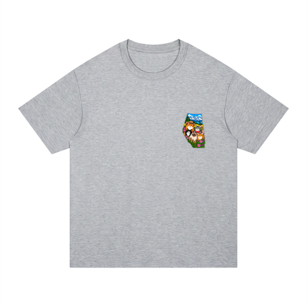 Unisex Regular Fit Cotton T-Shirt  "CATS RULE IN ALBERTA" (Light Colors)