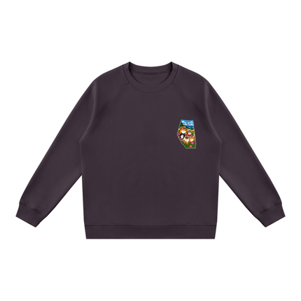 Unisex Regular Fit Crewneck Sweatshirt "CATS RULE IN ALBERTA" (Dark Colors)